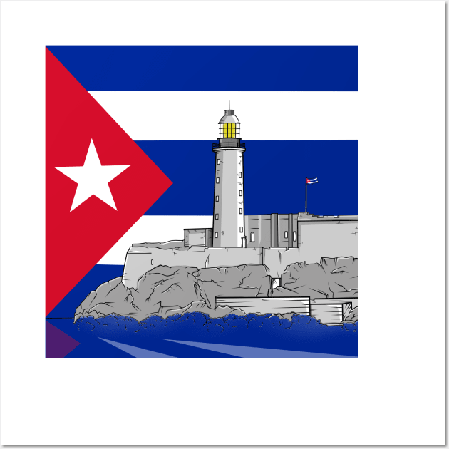 Faro Castillo del Morro, lighthouse Wall Art by mailboxdisco